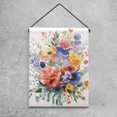 Watercolor Various Flowers Garden Flags, 12 x 18 Inch Double