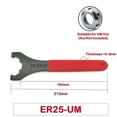 

Suyin Er8 Er11 Er16 Er20 Er25 Er32 Er40 A/M/Um-B-C Nut Collet Chuck Wrench Spanner