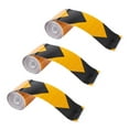 thumbnail image 2 of 3X 2 Inch X10Ft 3 Meters Night Reflective Safety Warning Tape Strip Sticker Black Yellow, 2 of 7