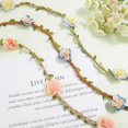 thumbnail image 3 of 6Pcs 3 Styles Flower Arm Wraps Fairy Arm Covers Colorful Polyester Linen Floral Vine Rattan Straw Wrapping Ribbon Wreath Garland Accessories for Christmas Costume Cosplay Party DIY Decor, 3 of 8