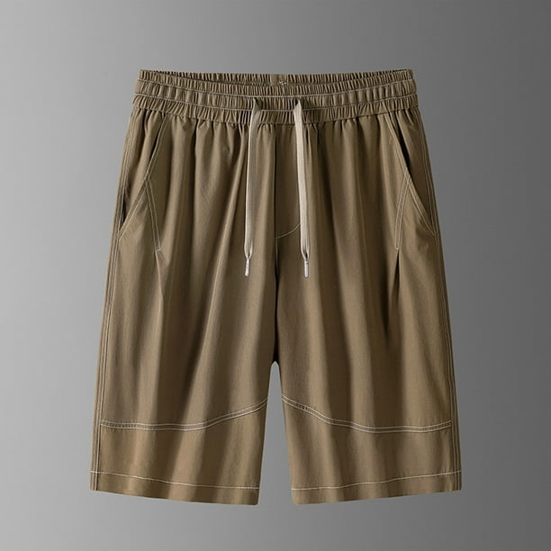 pstuiky Pantalones cortos para hombre, Pantalones cortos casuales, transpirables y de uso diario para hombre, para playa y exteriores Pantalones cortos de golf