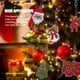 thumbnail image 4 of Naiovety 2022 4/5 Uds Diy Navidad diamante pintura llavero colgante taladro completo forma especial bordado de diamantes bolso de mujer regalo de Navidad Artesanía Tipo4 5 pezzi Naiovety HA008418-04B, 4 of 6
