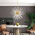 thumbnail image 2 of 41256-12 Livex Lighting Utopia - 8 Light Pendant-Satin Brass Finish    -Traditional Installation, 2 of 8