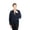 Navy, variant on SAOL Irish Soft Merino Wool Cardigan Wrap for Women, Large in Navy Blue
