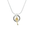 thumbnail image 2 of Delight Jewelry Goldtone Graduation Hat Gymnastics Ring Charm Necklace, 18", 2 of 4