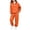 Orange, variant on Girls Boys 2 Piece Tracksuit Quarter Zip Pullover Hoodies & Cargo Sweatpants Classic Athletic Sweatsuit Fleece Lined Outfits