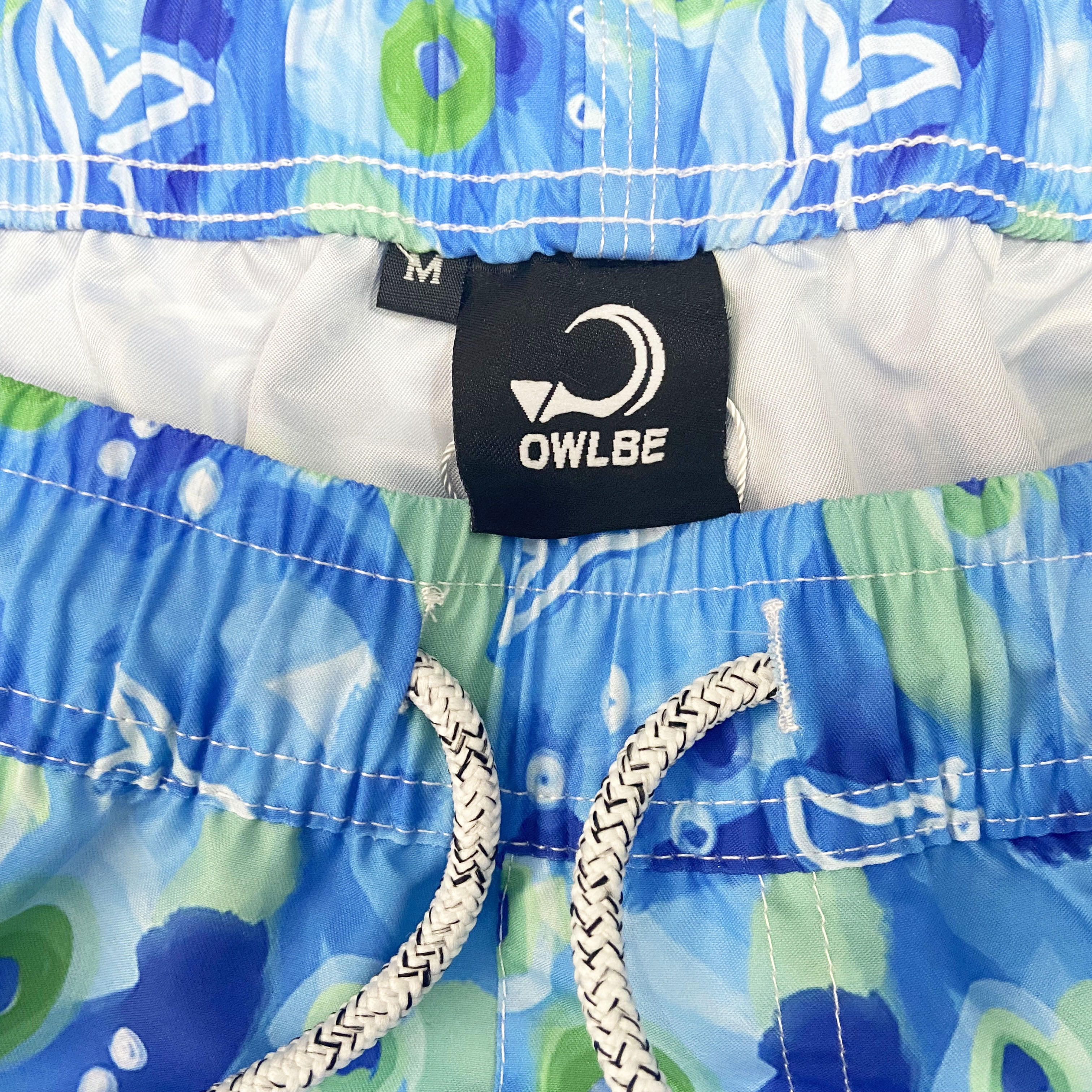 100% Soft Quick Dry Fabric Men Elastic Waist Swim Trunk Bathing Shorts No Lining Running Shorts