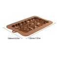 thumbnail image 5 of Zeiwohndc Handmade 3D Soap Bar Craft Kitchen Baking Mold Heart Pattern Chocolate Shape, 5 of 8