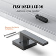 thumbnail image 5 of VEVOR Matte Black Non-Turning Single Side Dummy Door Lever for Right and Left Sided Doors,For Pantry, Closet, and French Doors 2PCS, 5 of 5