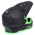 thumbnail image 3 of Razor Full Face Black and Green Sport Helmet Unisex Youth, Ages 8 and Up, 3 of 8