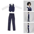 thumbnail image 1 of 1 de ropa de muñeca para hombre para muñeca de 31cm, accesorios incluidos, chaqueta , pantalones, conjunto de de oficina Fromal perfke Traje de muñeca de niño, 1 of 9