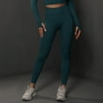 thumbnail image 4 of MKLEKYY Leggings deportivos para mujer, nuevos pantalones de yoga ajustados de punto sin costuras color melocotón para mujer, cintura alta y pantalones para correr y fitness 5056, 4 of 4