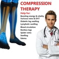 thumbnail image 5 of Calcetines de compresión para hombres y mujeres, calcetines de vuelo para mujeres y hombres, calcetines de compresión de talla grande, pantorrilla ancha, calcetines para correr oso de fresa  Hogar, 5 of 5