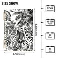 thumbnail image 3 of Black and White Tiger Jungle Ring Binder Notebook Journey Note Diary College Ruled Spiral Notebook Study Loose Leaf Paper A5 60 Pages, 3 of 8