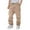 Khaki, variant on Kaemgyyd Children Boys Sweatpants Casual Baggy Athletic Joggers Pants with Pockets Fashion Drawstring Workout Trousers 3-12 Years