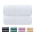 thumbnail image 6 of NC Bath Towel Set Cotton Blend Towels 2 Pack (27"x54"), Soft & Absorbent, White, 6 of 6