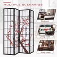 thumbnail image 6 of FDW Room Divider 6Ft Folding Privacy Divider 4 Panel,White, 6 of 7