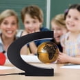 thumbnail image 4 of Nior Globo terráqueo flotante con LED colorido en forma de C, banda magnética antigravedad, mapa mundial giratorio para niños, regalo para el hogar, decoración de la oficina JM, 4 of 4