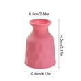 thumbnail image 3 of DefiDgd Plastic Short Necked Vase for Flowers Table Decor,Modern Decorative Vase,Suitable For Weddings Events Decoration Offices Home Decoration(Pink), 3 of 6