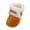 AB1 Coffee, variant on Tisuna Unisex Baby Booties Solid Color Soft Sole Easy On Shoes Thick Warm Autumn Winter Baby Walking Shoes Coffee Size 6-12 Months