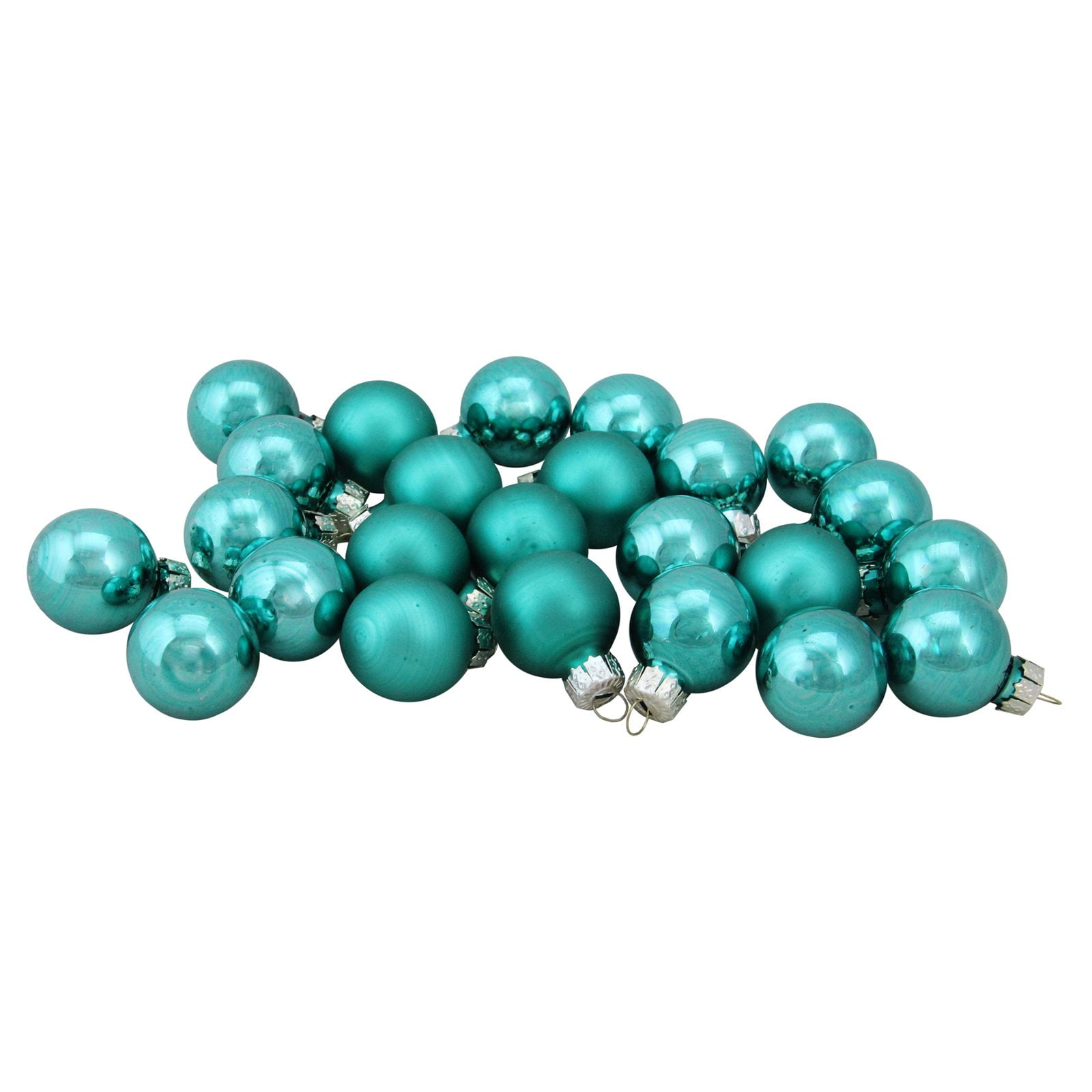 Northlight Glass Ball Christmas Ornament Set - Set of 24 - Walmart.com