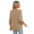thumbnail image 6 of Ronuti Womens 3/4 Sleeve Tops Ladies Blouses Crew Neck T Shirts for Women Loose Fit Tunic Tops, 6 of 7