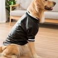 thumbnail image 6 of Xmarks Pet Dog Coat PU Leather Jacket Soft Waterproof Dog Cloth Outdoor Puppy Outerwear Puppy Coat Jacket Winter Warm Clothes, 6 of 8