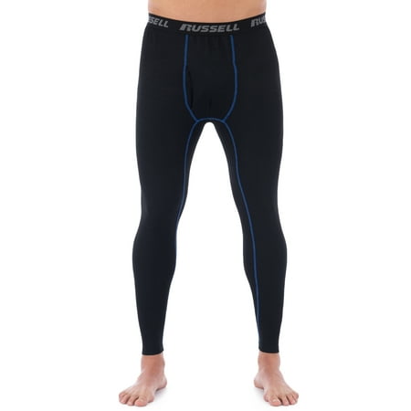 Russell Mens & Big Men's L3 Tech Grid Baselayer Performance Thermal Underwear Pant, Sizes M-5XL