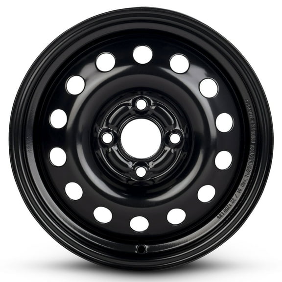 For 2004-2011 Ford Focus 15 Inch Painted Black Rim - OE Direct Replacement - Road Ready Car Wheel