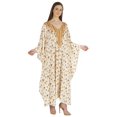 thumbnail image 2 of Moomaya Kimono Maxi Dress Printed Long Kaftan For Women Cover-Up Caftan Beach Resort Dress, 2 of 7