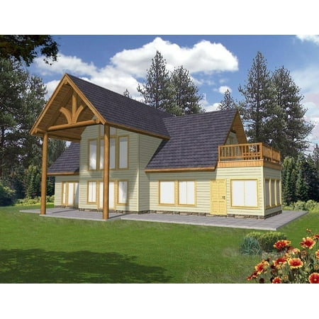 001-3133: Northwest Mountain 3 Bed 3 Bath Luxury Home Plan 1713 Sq Ft: Full Blueprints with License to Build by Home Plan Marketplace – Lesuto