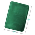 thumbnail image 6 of Nestl Absorbent Memory Foam Bath Mat Set Bathroom Rug, Hunter Green, 17"x24", 6 of 7