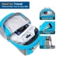 thumbnail image 3 of Mochila ZOMAKE Ultra Ligera Plegable 25L - Azul Claro, 3 of 7
