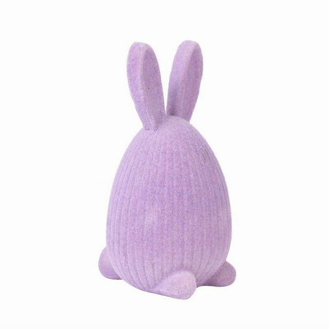 CREATITOY Figurine Lapin Œuf de Pâques Floqué Décoration Maison