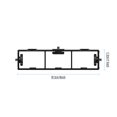 thumbnail image 2 of Multi-functional Extension Photography Bracket Cage Holder Rig with Dual Hot Shoe Mount 1/4 Inch Screw Mount Flash Bracket for Video Light Microphone Monitor Phone Clamp Tripod Ballhead Vide, 2 of 7