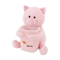 thumbnail image 1 of Creative Tissue Box Trash Can Universal Trash Bag Cute Plush Toy Garbage Can Car piggy, 1 of 9