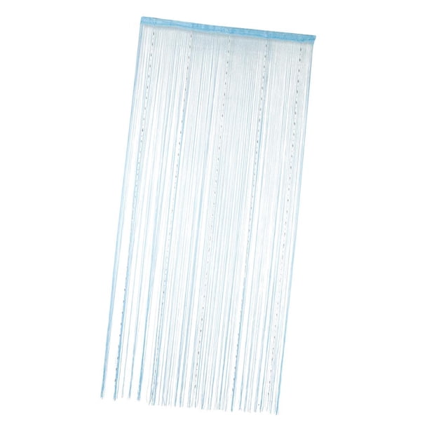 Paneles de decorativo puerta cortina de pared franja ventana divisor de habitación bor decoración para hogar Azul Macarena Cortina de puerta