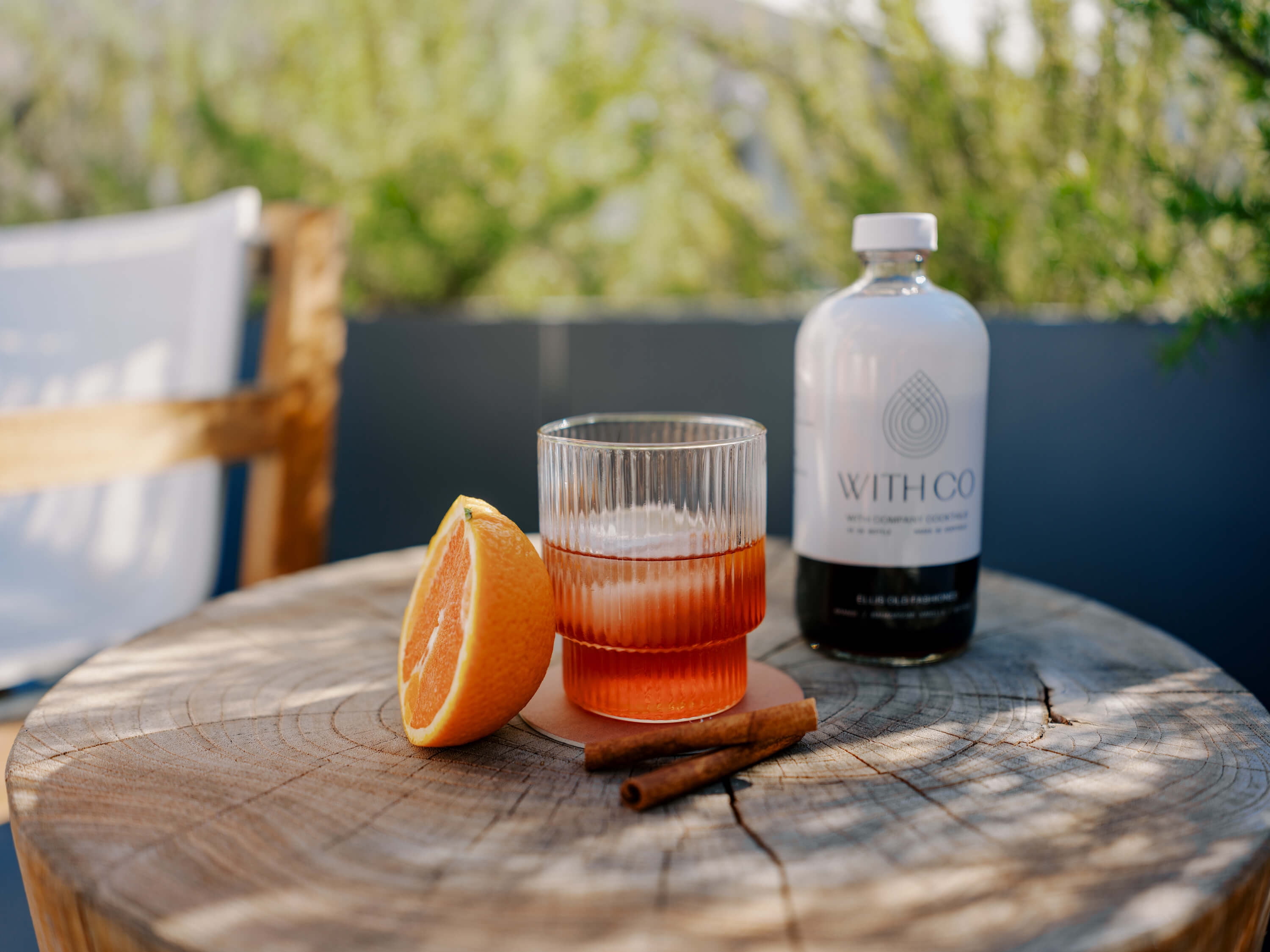 WithCo Ellis Old Fashioned Cocktail Mixer, Simple Ingredients, Non-Alcoholic, 16-ounce Bottle