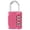 Pink, variant on Luluganb Combination Lock, 4 Digit Combination Padlock Outdoor, School Lock, Gym Locks, Combination Lock for Locker,Red