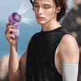 thumbnail image 2 of ETHKIA Mini Portable Fan Bulk Cute Handheld Lightweight Small Little Personal Hand Eyelash Fan 3 Speeds USB Rechargeable, 2 of 9