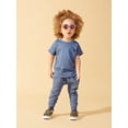 thumbnail image 3 of Little Star Organic Toddler Boy 2Pk Harem Joggers, Size 12M-5T, 3 of 11
