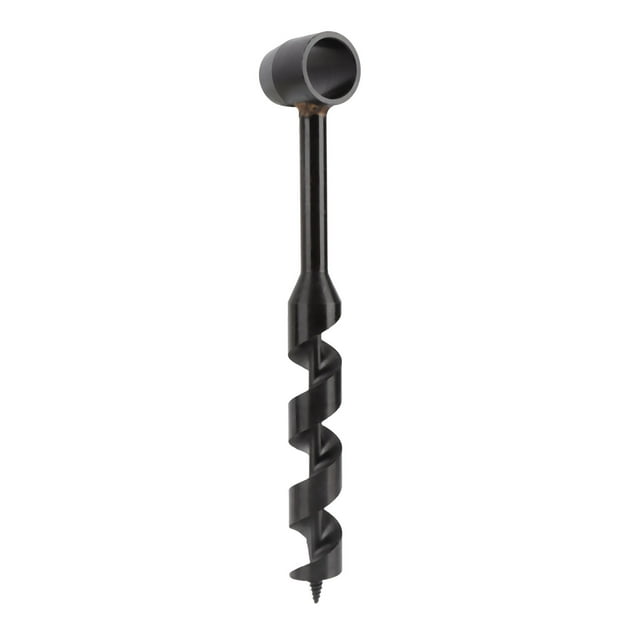 Perceuse-tarière à Main, Perceuse de Survie Robuste Noire Longue Durée de Vie pour Milieu Sauvage 25-230 Mm/0,98-9,06 Po