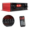 thumbnail image 6 of 400W Bluetooth 5.0 Digital Power Amplifier, 2.0 Channel Wireless Audio Player Audio Amplifier, HiFi Stereo FM with Remote, 6 of 9