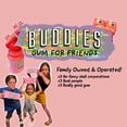 thumbnail image 3 of Buddies Gum Sugar-Free Salted Watermelon Chewing Gum, 30 Regular Size Pieces, Bottle, 3 of 5