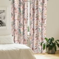 thumbnail image 2 of Ambesonne Floral Art Curtains, Flower Bouquet Blooms, Pair of 28"x63", Sand Brown and Pale Teal, 2 of 5