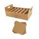 thumbnail image 2 of Caja porta conos de confeti para bodas, decoración de conos de confeti y caja de soporte para bodas 30 agujeros marrón, 2 of 9
