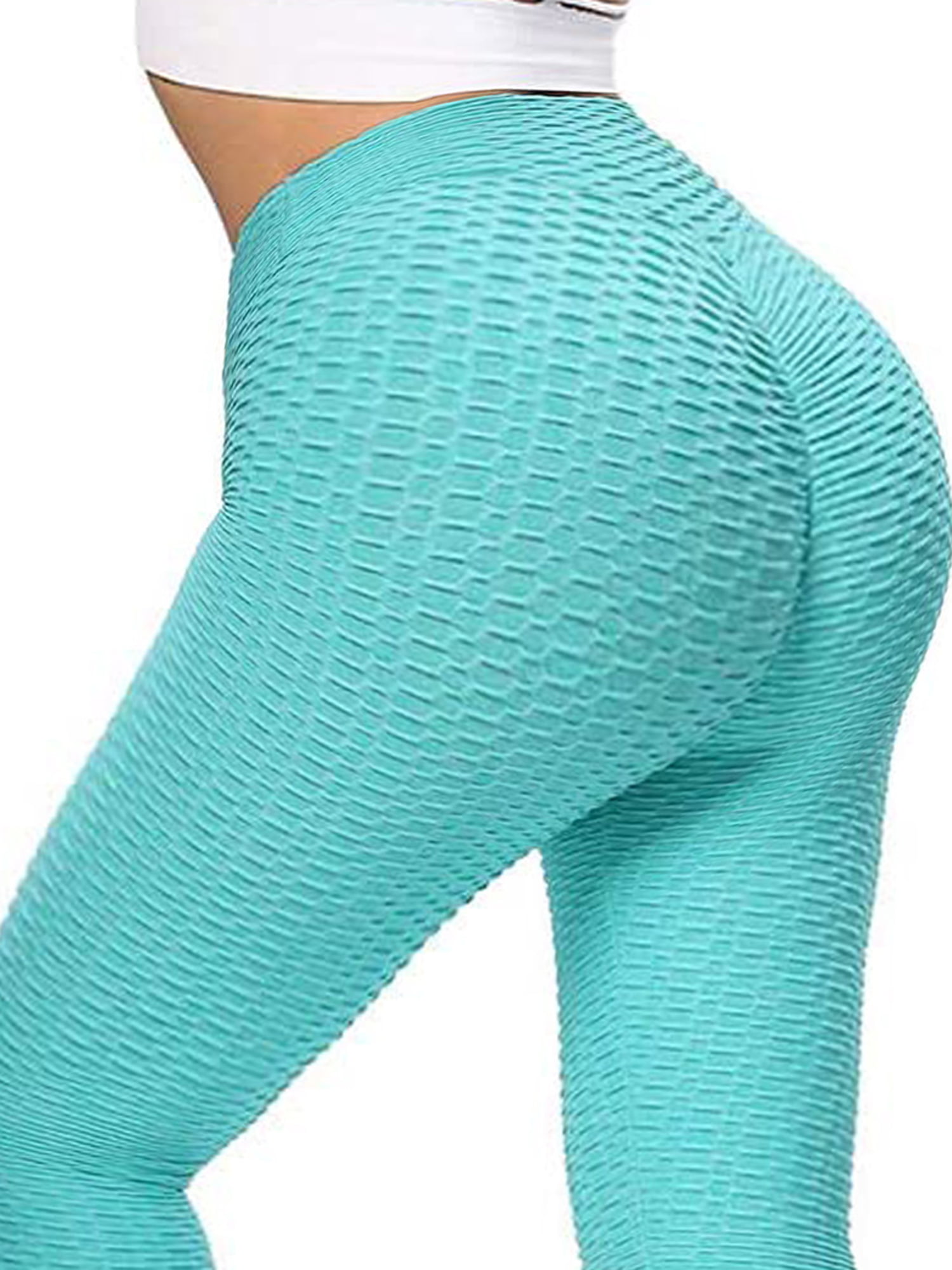 Dodoing Scrunch Butt Yoga Pants High Waisted Textured Butt Lift Leggings For Women Booty Lifting 