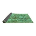 thumbnail image 2 of Ahgly Company Indoor Square Persian Turquoise Blue Traditional Area Rugs, 8' Square, 2 of 4