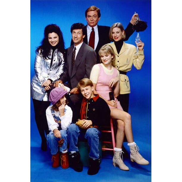 Fran Drescher Benjamin Salisbury Charles Shaughnessy Nicholle Tom And Madeline Zima In The Nanny 24x36 Poster Walmart Com Walmart Com