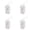 White 4PCS, variant on Grinding Feet Volcanic Stone Pumice Grinding Stone Home Foot Foot Scraping Heel, 3.7x1.8x0.59 inch, White 1PCS